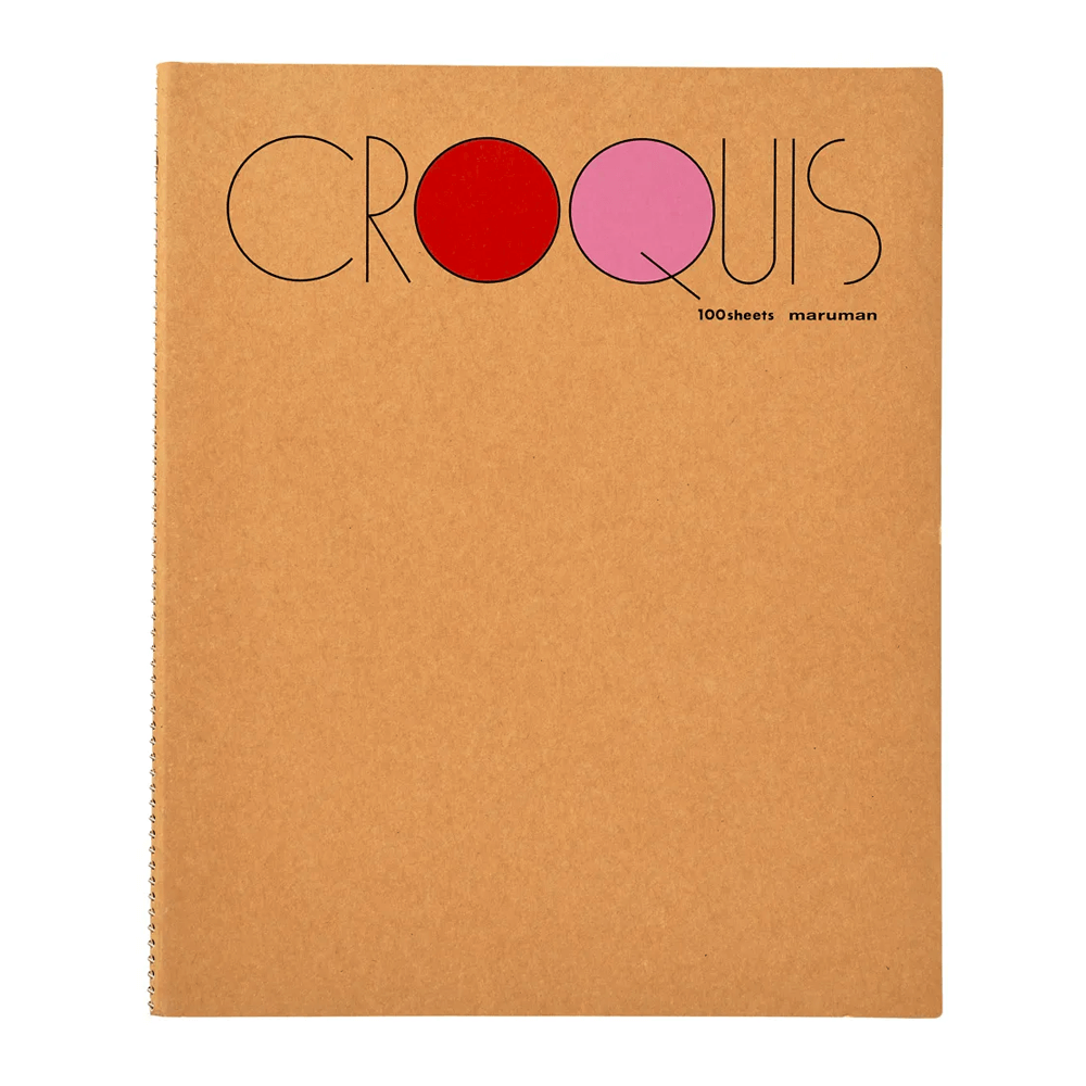 Maruman Croquis Sketchbook M (24,2 x 30,2 cm) [SM-01] - Croquis Blanco (52gsm, 100 Hojas)
